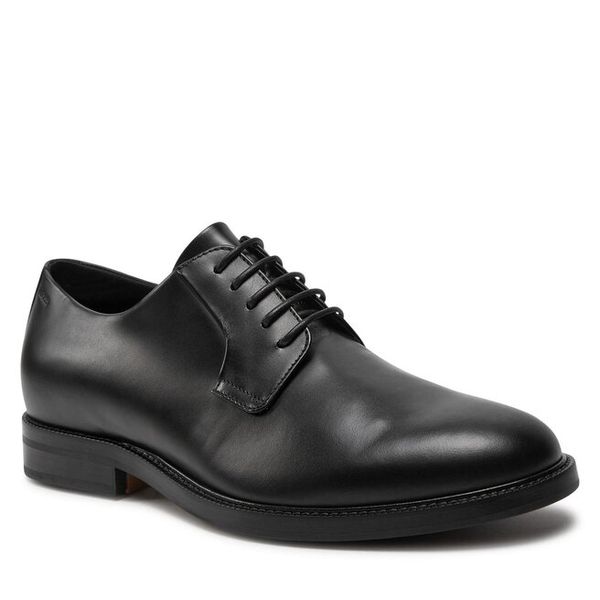 Półbuty BOSS. Czarne buty wizytowe męskie Boss, bez wzorów, bez obcasa, bez zapięcia. Za 3,169.00 zł.