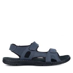 Sandały Lasocki. Czarne sandały damskie Lasocki, bez wzorów, bez obcasa, na płaskiej podeszwie, bez zapięcia. Za 127.99 zł.