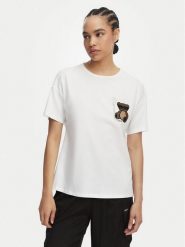 Liu Jo T-Shirt WA6414 JS923 Biały Regular Fit. Białe t-shirty damskie Liu Jo, xs, bez wzorów, z bawełny, bez kołnierzyka, bez ramiączek. Za 299.99 zł.