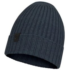 Czapka dla dorosłych Buff Norval Merino Hat Beanie. Niebieskie czapki damskie Buff, na zimę, bez wzorów, z wełny, sportowe. Za 183.50 zł.
