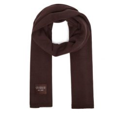 Szalik Guess. Brązowe szaliki damskie Guess, z aplikacjami. Za 234.99 zł.