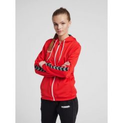 Bluza do piłki nożnej damska Hummel zip hml AUTHENTIC Poly. Szare bluzy damskie Hummel, s, bez wzorów, z dzianiny, klasyczne, bez ramiączek, z kapturem. Za 212.50 zł.