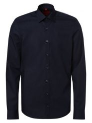 Finshley & Harding Koszula łatwa w prasowaniu z bardzo długim rękawem Mężczyźni Slim Fit Bawełna niebieski, 41. Niebieskie koszule męskie Finshley & Harding, m, bez wzorów, z bawełny, eleganckie, bez kołnierzyka, bez ramiączek. Za 179.95 zł.