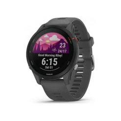 Zegarek sportowy Garmin Forerunner 255 Szary (010-02641-10). Szare zegarki sportowe Garmin, bez wzorów. Za 985.00 zł.