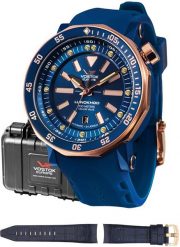 Zegarek męski Vostok Europe NH35A-620E632S niebieski. Niebieskie zegarki męskie Vostok Europe, bez wzorów. Za 5,582.60 zł.