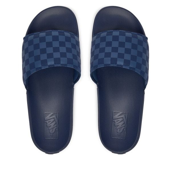 Klapki Vans. Niebieskie klapki męskie Vans, bez wzorów, bez zapięcia. Za 169.99 zł.