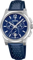 Zegarek męski Festina F20060-2 niebieski. Niebieskie zegarki męskie Festina, bez wzorów. Za 2,494.77 zł.