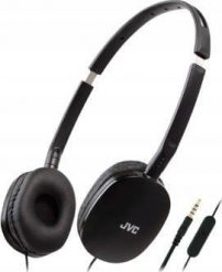 Słuchawki JVC JVC HA-S160M-BU black. Czarne słuchawki nauszne Jvc. Za 95.80 zł.