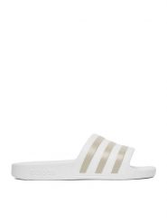 Adidas Klapki C-ADILETTE AQUA EF1730 Biały. Białe klapki damskie Adidas, bez wzorów, z materiału, bez obcasa, bez zapięcia. Za 99.99 zł.