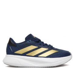 Buty do biegania adidas. Niebieskie obuwie sportowe damskie Adidas, bez wzorów, bez zapięcia, do biegania. Za 279.99 zł.
