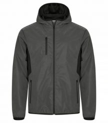 Clique Kurtka wiatrówka Willmar odblaskowa – Reflective grey. Szare kurtki męskie CLIQUE, m, bez wzorów, z kapturem. Za 403.58 zł.