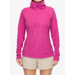 Bluza z zamkiem damska Columbia Glacial IV 1/2 Zip. Czerwone bluzy damskie Columbia, bez wzorów, sportowe, bez ramiączek, bez kaptura. Za 162.69 zł.