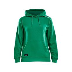 Damska bluza z kapturem Craft community. Zielone bluzy damskie Craft, l, bez wzorów, z bawełny, eleganckie, bez ramiączek, z kapturem. Za 220.00 zł.