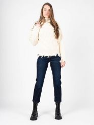 Silvian Heach Jeansy "Slim" | PGA22223JE | Kobieta | Granatowy. Niebieskie jeansy damskie Silvian Heach, bez wzorów, z bawełny. W wyprzedaży za 219.00 zł.