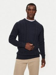 INDICODE Sweter Belinski 35-380 Granatowy Regular Fit. Niebieskie swetry męskie INDICODE, m, bez wzorów, z bawełny, bez kołnierzyka, bez ramiączek. Za 179.99 zł.
