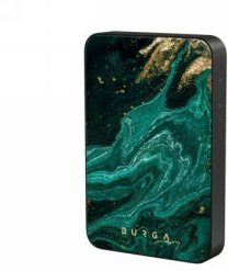 Powerbank Burga MagSafe 5000 mAh złoto-zielony. Zielone powerbanki Burga. Za 354.02 zł.