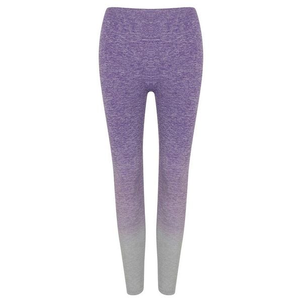 Legginsy Bezszwowe Damskie Fade. Fioletowe legginsy damskie TOMBO, bez wzorów. Za 114.99 zł.