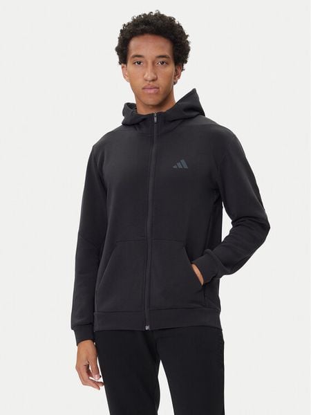 Adidas Bluza techniczna Designed for Training IY1131 Czarny Regular Fit. Czarne bluzy sportowe męskie Adidas, m, bez wzorów, z syntetyku, bez kaptura, na fitness i siłownię. Za 249.99 zł.