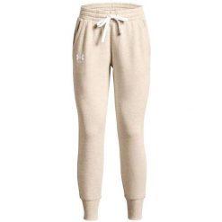Spodnie Do Joggingu Damskie Polar Rival. Brązowe spodnie dresowe damskie Under Armour, bez wzorów, z polaru, sportowe, długie. Za 244.99 zł.