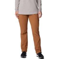 Damskie spodnie turystyczne Columbia Leslie Falls. Brązowe spodnie sportowe damskie Columbia, bez wzorów, sportowe, trekkingowe. Za 366.00 zł.