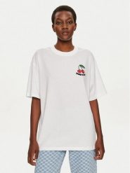 Hugo T-Shirt 50521229 Biały Oversize. Białe t-shirty damskie Hugo, xs, bez wzorów, z bawełny, bez kołnierzyka, bez ramiączek. Za 249.99 zł.