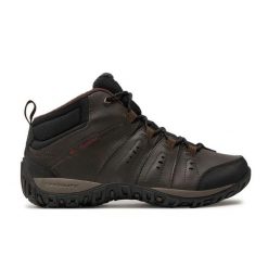 Buty trekkingowe męskie Columbia Woodburn Ii. Brązowe trekkingi męskie Columbia, z materiału, bez zapięcia. Za 477.00 zł.
