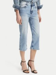 Guess Jeans Jeansy W6GA2G D6329 Niebieski Regular Fit. Niebieskie jeansy damskie Guess Jeans, z aplikacjami, z jeansu. Za 349.99 zł.