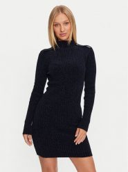 Guess Sukienka koktajlowa Keily W4BK27 Z3JE0 Granatowy Regular Fit. Niebieskie sukienki damskie Guess, l, z aplikacjami, z syntetyku, wizytowe, bez kołnierzyka, bez ramiączek. Za 399.99 zł.