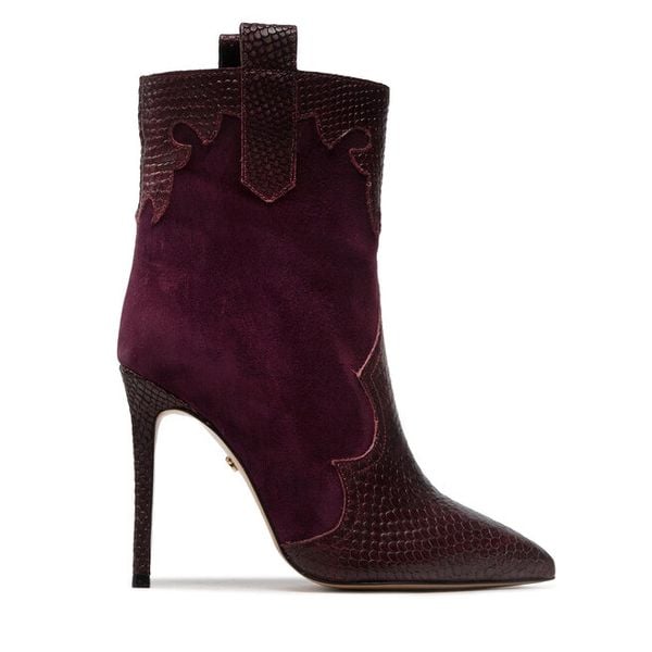 Kowbojki Rage Age. Fioletowe botki damskie Rage Age, bez wzorów, bez obcasa, na szpilce, bez zapięcia. Za 749.99 zł.