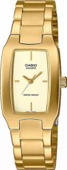 Zegarek damski Casio LTP-1165PN-9CEF złoty. Żółte zegarki damskie Casio, złote. Za 226.95 zł.