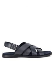 Gino Rossi Sandały MARCELLO-02 MB Granatowy. Niebieskie sandały męskie Gino Rossi, bez wzorów, ze skóry, bez zapięcia. Za 173.99 zł.