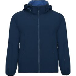 Męska Kurtka Soft Shell Siberia. Niebieskie kurtki męskie ROLY, m, bez wzorów, sportowe, bez kaptura. Za 198.99 zł.