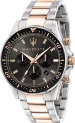 Zegarek Maserati Zegarek MASERATI męski R8873640002 (44MM) NoSize. Zegarki męskie maserati, bez wzorów. Za 661.41 zł.