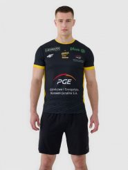4F Koszulka meczowa replika wyjazdowa z sezonu 2024/25 męska 4F x PGE GiEK Skra Bełchatów - multikolor L. Koszulki sportowe męskie 4F, l, bez wzorów, z dzianiny, bez ramiączek, na fitness i siłownię. Za 149.99 zł.
