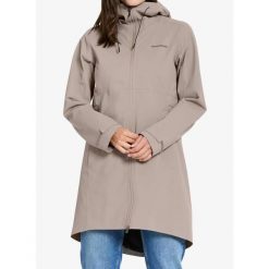 Parka przeciwdeszczowa damska Didriksons Bea Parka 6. Brązowe parki damskie Didriksons, bez wzorów, bez kaptura. Za 835.99 zł.