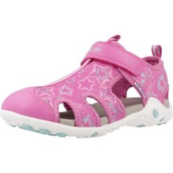 Sandały GEOX J S.WHINBERRY G. C Rose. Czerwone sandały męskie Geox, na lato, bez wzorów, z tkaniny, bez zapięcia. Za 216.99 zł.