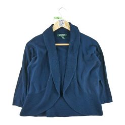 Second life - Kardigan damski w kolorze granatowym - Stan bardzo dobry. Niebieskie kardigany damskie Ralph Lauren, m, bez wzorów, bez kołnierzyka. Za 59.60 zł.