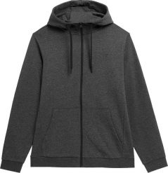 4f Bluza Ciemny Szary Melanż TSWSM354 r. S. Szare bluzy męskie 4F, m, bez wzorów, bez ramiączek, bez kaptura. Za 111.41 zł.