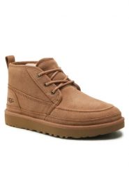 UGG M Neumel Trzewiki męskie brązowe. Brązowe botki męskie UGG, na jesień, bez wzorów, z materiału, młodzieżowe, bez obcasa, bez zapięcia. Za 674.99 zł.