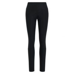 Legginsy rowerowe damskie Odlo ZEROWEIGHT WARM. Czarne legginsy damskie ODLO, bez wzorów. Za 629.99 zł.