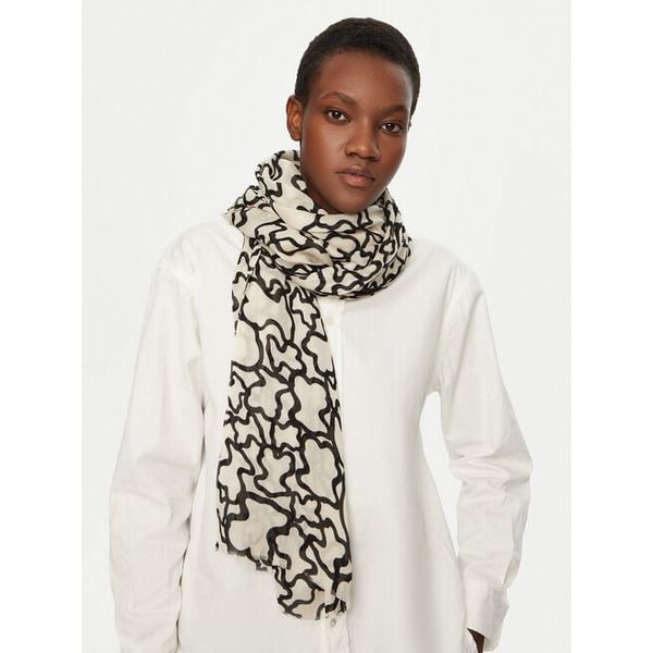 Szal TOUS. Brązowe szaliki damskie tous, bez wzorów. Za 369.99 zł.