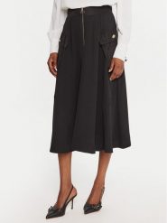 Rinascimento Spódnica midi CFC0126183003 Czarny Regular Fit. Czarne spódnice damskie Rinascimento, s, bez wzorów, z syntetyku, midi. Za 469.99 zł.