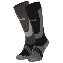 Skarpety narciarskie unisex - Multi czarne - 2 pary. Czarne skarpetki damskie Xtreme, bez wzorów, z poliamidu. Za 164.54 zł.