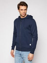 Jack & Jones Bluza Basic 12181901 Granatowy Regular Fit. Niebieskie bluzy męskie Jack & Jones, m, bez wzorów, z bawełny, bez ramiączek, bez kaptura. Za 169.99 zł.