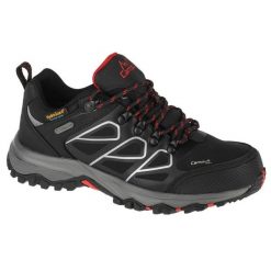 Buty Campus Norin CW0102321200 czarne. Czarne obuwie trekkingowe damskie z gumy, bez zapięcia. Za 444.64 zł.