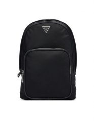 Guess Plecak HMMINY P6302 Czarny. Czarne plecaki męskie Guess, z aplikacjami, z materiału. Za 364.99 zł.