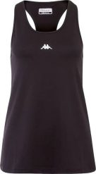 Kappa Koszulka damska Kappa Iara czarna 309097 19-4006 XS. Czarne bluzki damskie Kappa, xs, bez wzorów, bez kołnierzyka, bez ramiączek. Za 81.59 zł.