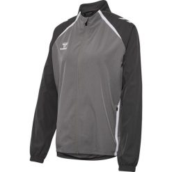 Kurtka sportowa damska Hummel hml Lead 2.0 Woven Jacket Woman. Szare kurtki sportowe damskie Hummel, s, bez wzorów, bez ramiączek, bez kaptura, do piłki nożnej. Za 200.00 zł.