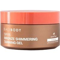 Bali Body - Shimmering Tanning gel Spf 15 - Rozświetlający Żel Brązujący Spf 15 - Suncare Shimmering Tanning gel Spf 15 - Dla Kobiet. Brązowe body Bali Body, bez wzorów, ze skóry. Za 139.00 zł.