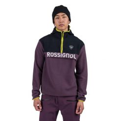 Bluza męska Rossignol Alltrack Fleece. Niebieskie bluzy męskie Rossignol, na zimę, m, bez wzorów, sportowe, bez ramiączek, bez kaptura. Za 419.99 zł.